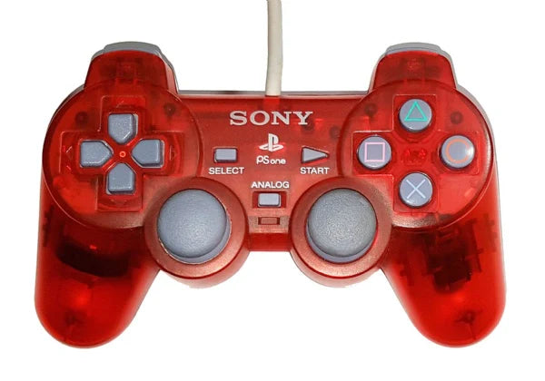 Clear Red Dual Shock Controller