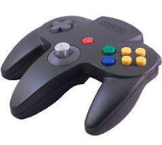 Black Nintendo 64 Controller