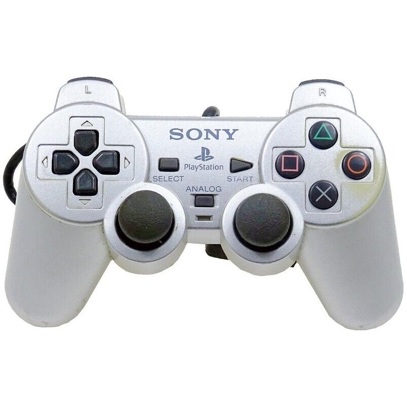 Manette Playstation 2 Grise SIlver DualShock 2 (PS2)