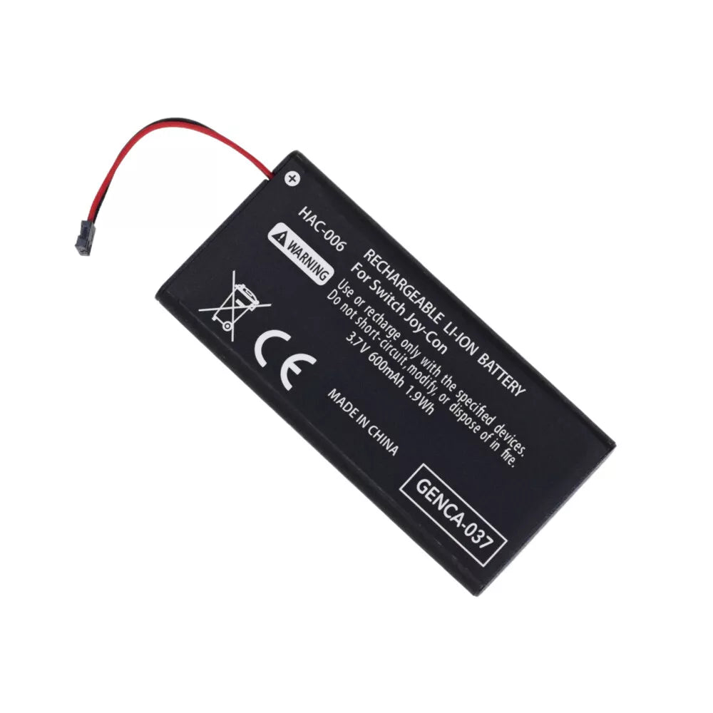 New Rechargeable Battery Pack for Nintendo Switch Joycon Controller 3.7V 600 mAh HAC-006