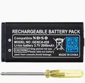 Lithium Rechargeable Battery Pack 3.7V 2000mAh  For DSi.