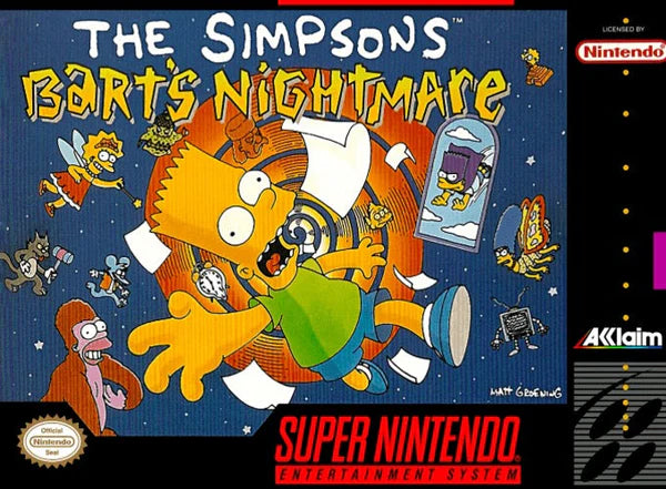 JEU SEGA megadrive THE SIMPSONS bart's nightmare ++ EUR 39,90 - FR JEU SEGA megadrive THE SIMPSONS bart's nightmare ++ EUR 39,90 - FR