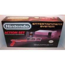 Nintendo Entertainment System Action Set, complet en boîte.