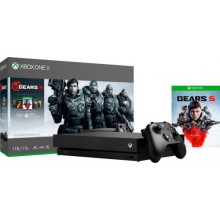 Console XBOX ONE X 1 To (1000 G) avec Gears of War 4 et 5 (Digital)