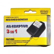 Adaptateur AC compatible NES/SNES/Genesis (Power Supply NES, Power Supply SNES)