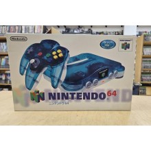 Clear White & Blue Nintendo 64 System JP